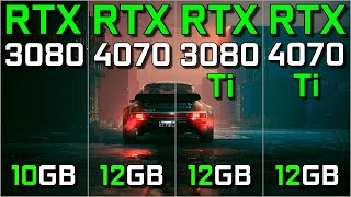 RTX 3080 vs RTX 4070 vs RTX 3080 Ti vs RTX 4070 Ti  Test in 16 Games  Ray Tracing  DLSS 3  2024 [upl. by Gayler264]