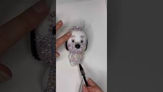 Bedazzling SNOOPY diy christmas [upl. by Outhe]