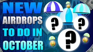 🔥 Top Airdrops To Do In October 🔥 [upl. by Aicilanna]