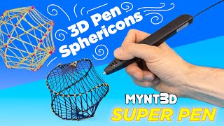 Making 3D Pen Sphericons with the Mynt3D Super 3D Pen [upl. by Norvall]