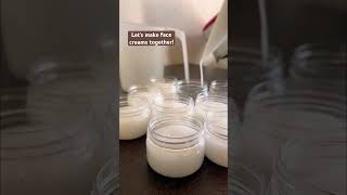 Make brightening face cream from the comfort of your home 🏠 skincare smallbusiness makemoney [upl. by Silevi]