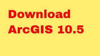 How to Download and Install ArcGIS 105 with Crack [upl. by Emelun300]