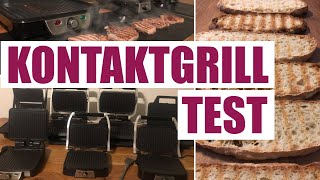 Kontaktgrill Test  7 Geräte im Vergleich Ciabatta Panini Kartoffeln Steak [upl. by Danczyk411]