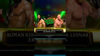 Roman Reigns Vs Brock Lesnar shorts short shortsfeed wwe wwe2k23 wwe2k22 gaming [upl. by Ricki594]