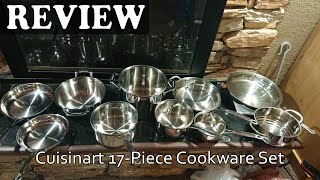 Cuisinart 17 Piece Cookware Set Review [upl. by Ecyoj738]