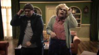 Maureen and Davids Superman Dance Off  Psychoville  BBC [upl. by Aitnis852]