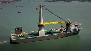 Boskalis Bokalift 2 sets sail to maiden project [upl. by Etak]