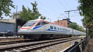 4Κ Trainose ETR 470 07 at Iera Odos level crossing test run [upl. by Guglielma]