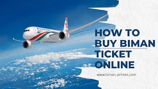 How to Buy Your Ticket Online Biman Bangladesh Airlines [upl. by Acirdna301]