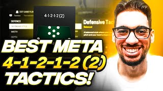 THE BEST META 412122 FORMATION amp CUSTOM TACTICS FOR EAFC 24 ULTIMATE TEAM [upl. by Ailel376]