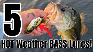 5 Bass Lures to Beat the Summer Heat [upl. by Yates]