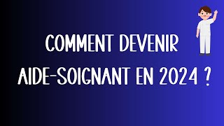 Comment réussir le concours aide soignante en 2024 [upl. by Lewanna]