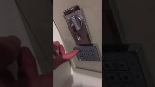 How to reset hotel safe code Model number MOD2000 [upl. by Emirac455]