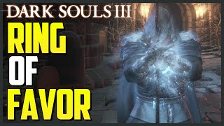 Dark Souls 3 Ring of Favor Location Best Ring [upl. by Ardnuassak766]