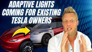 Reports says Tesla adding Adaptive Headlights to old Model Y and Model 3 [upl. by Ednew486]