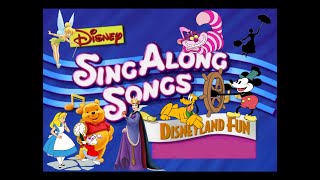 Disney Sing Along Songs Disneyland Fun HD [upl. by Sauer]