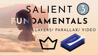 Salient Wordpress Theme  Beginner Tutorial Series Layers and Background [upl. by Neirbo]