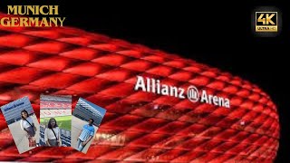 Walking tour of Allianz Arena Stadium FC Bayern Museum Munich 4K [upl. by Sparke]