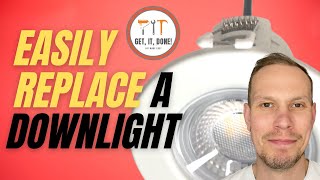 Downlights  How to Easily Replace fixed LED Downlight [upl. by Hermina]