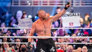 Brock Lesnar wins second Mens Royal Rumble Match Royal Rumble 2022 [upl. by Khajeh]