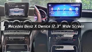 Mecedes Benz × Ownice 123 inch Android Head Unit Dual System Wide Screen [upl. by Kerwin]