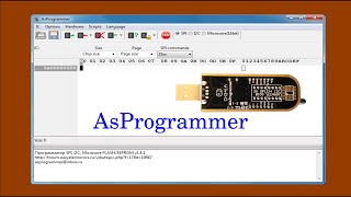 Programming an eeprom with CH431A and Asprogrammer [upl. by Jasen499]