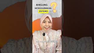 sini ada cara menggunakan zotero loh zotero skripsi [upl. by Nyraf]