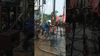 Floorman Workers on Rig rig ad drilling oil tripping [upl. by Ahsaten]