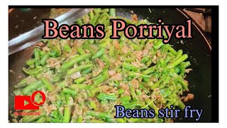 Beans Poriyal Beans stir fry  getcreativewidmahamkhan [upl. by Dhar]