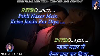 Pehli Nazar Mein Kaisa Jaadu Kar Diya Karaoke With Scrolling Lyrics Eng amp हिंदी [upl. by Sivert]