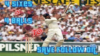 With Just 1 Wicket in Hand Kapil Dev Hits 4 Sixes in 4 Balls to Save Followon vs England at Lords [upl. by Osswald]