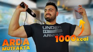 Arda Mutfakta KÄ°LO ALDIRAN SHAKE TARÄ°FÄ° 1000 KALORÄ° [upl. by Jeannie]