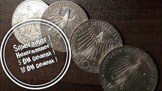 Vorgestellt 🤩 Silbermünzen DM aus der Bundesrepublik Deutschland im Detail [upl. by Shandeigh]