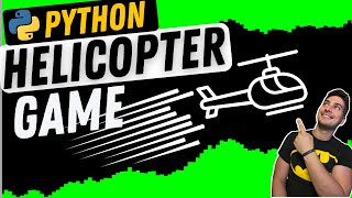 How to Make the classic HELICOPTER Game in Python Complete PyGame Tutorial [upl. by Nuawaj974]