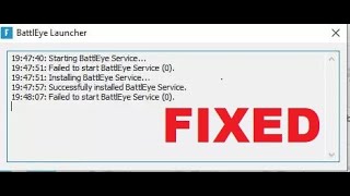 One way to fix the error  quotfailed to start battleye service 0quot [upl. by Sanborn]