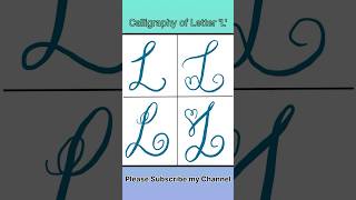 Calligraphy A to Z  English Letters Calligraphy  shortsytshorts viralshortviralshorts [upl. by Vedis]