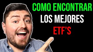 Así puedes ENCONTRAR LOS MEJORES ETF’S PARA INVERTIR Tutorial Paso a Paso 2022 [upl. by Suilenrac]