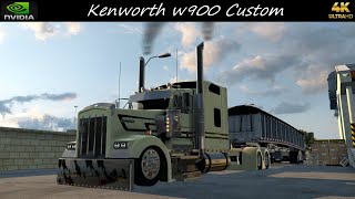 Kenworth W900 Custom Used Packaging Haul Las Cruces to El Paso PNG8K Graphics Combo 4K 148 ATS [upl. by Weston]