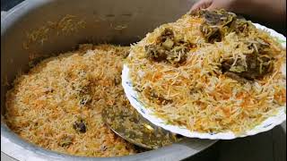 Original Mutton Biryani By Bawarchi for 50 People  Lucknowi Mutton Biryani  Easy Biryani Recipe [upl. by Rabassa349]