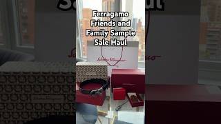 Ferragamo Sample Sale Haul Wish I was more prepared for this sale but so grateful nycsamplesale [upl. by Aldwin]