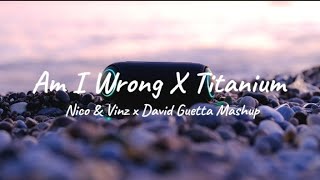 Am I Wrong X Titanium  Nico amp Vinz x David Guetta Mashup Lyrics [upl. by Nrol]