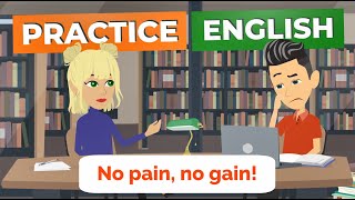 Easy to Learn English Speaking Practice  Shadowing English Conversation Listening [upl. by Jary397]