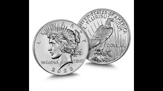 2023 Proof Peace And Morgan Dollars released by the US Mint on November 4 2023 [upl. by Loziram]