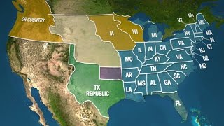 How The US Map Has Changed In 200 Years [upl. by Nyrrat]