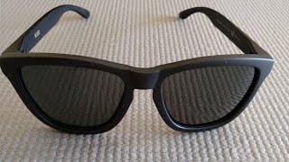 Sunglasses Hawkers One Polarized Black Dark  Unboxing [upl. by Akemahc53]