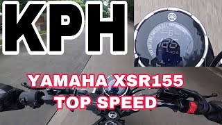 YAMAHA XSR155 TOP SPEED [upl. by Amleht633]