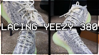 How to Lace the Yeezy 380 [upl. by Neirual]