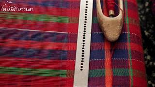 Weaving Tartan by Hand [upl. by Mourant177]