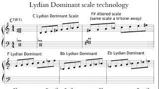 The LYDIAN DOMINANT SCALE in depth when and how to use it [upl. by Patsis]