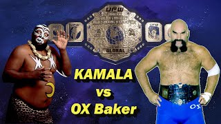 UFW  Kamala vs Ox Baker for the Global Championship wwe2k24 [upl. by Annunciata384]